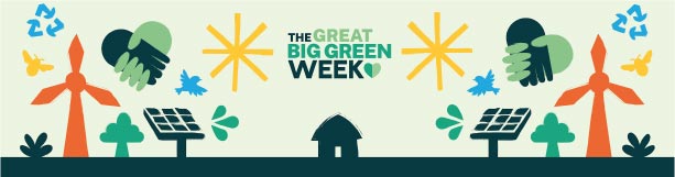 the great big green week banner