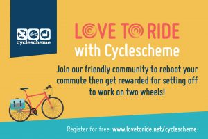 Join our friendly community to reboot your commute then get rewarded for setting off to work on two wheels. Love to Ride with Cycle Scheme